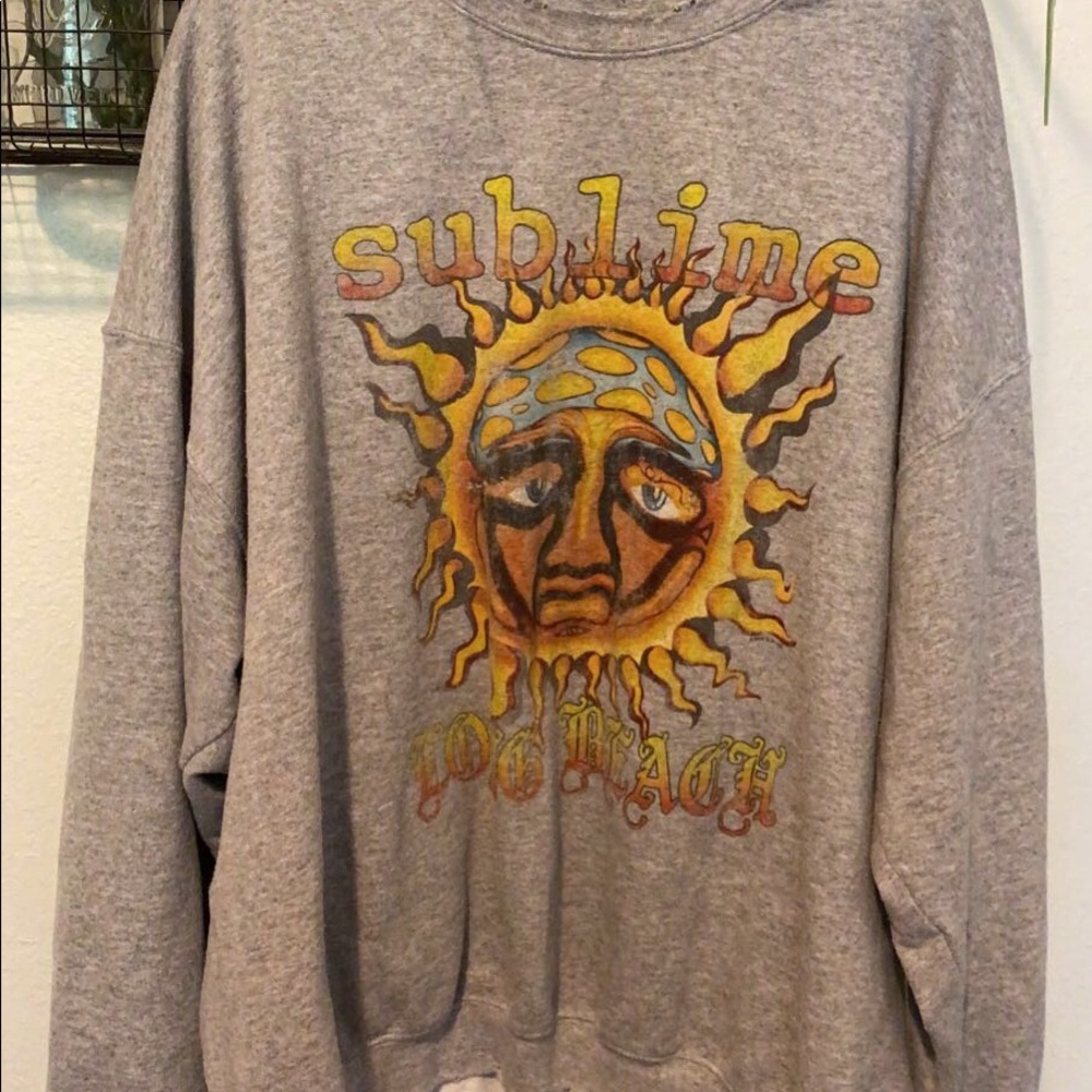URBAN outfitters oversized crew neck